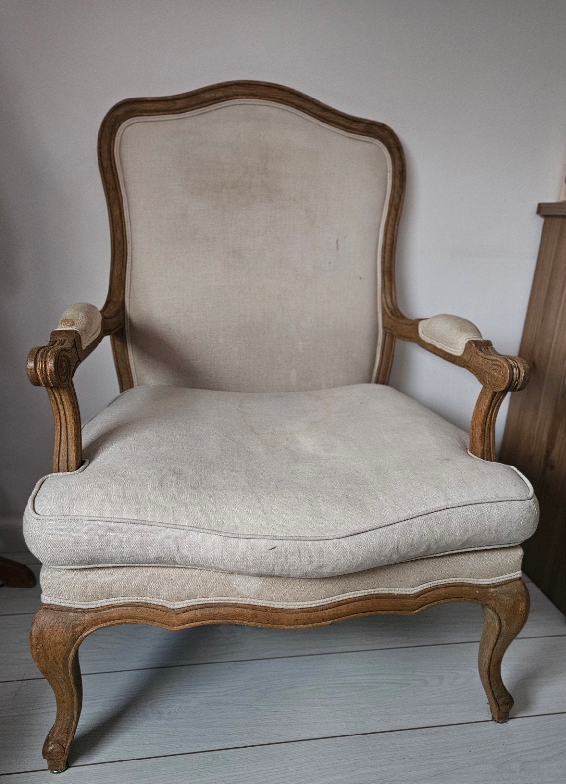 Antieke Louis XIV fauteuil - Elegante Franse stijl, Antiek en Kunst, Ophalen