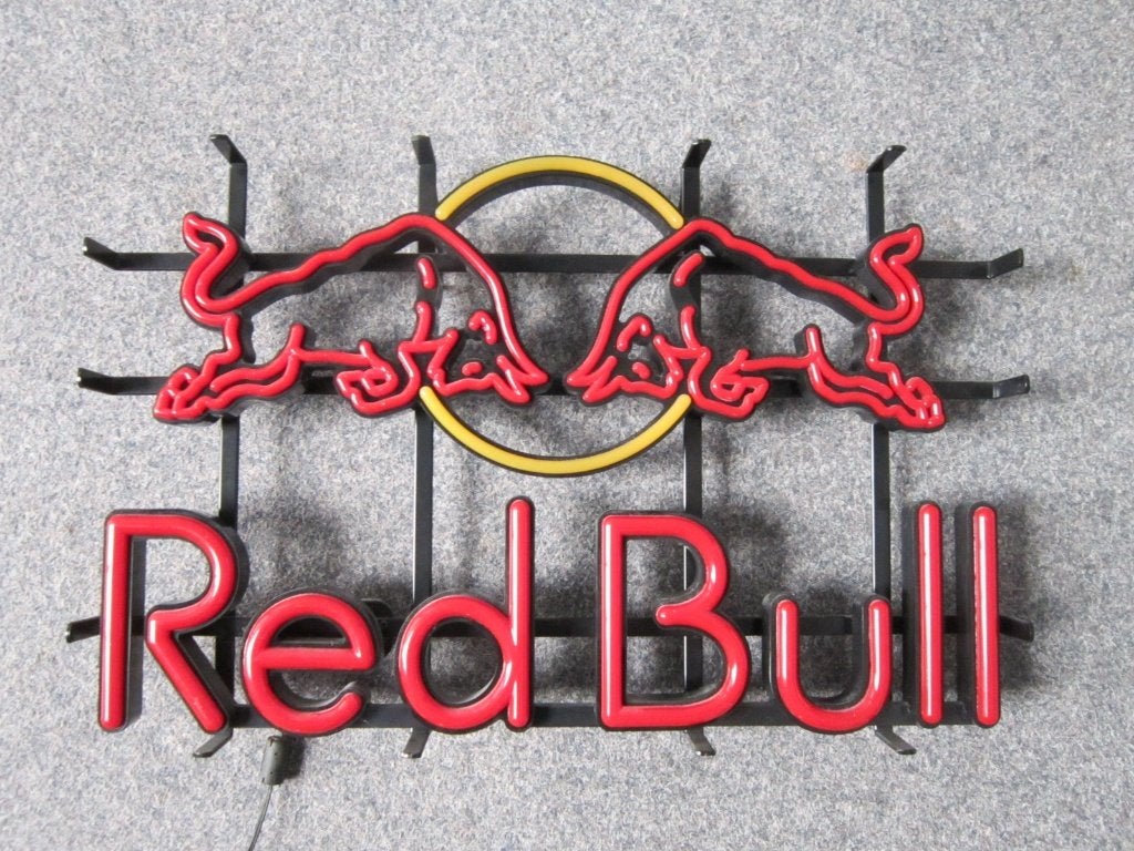 RED BULL LED LICHTRECLAME, Verzamelen, Merken en Reclamevoorwerpen, Ophalen, Zo goed als nieuw, Lichtbak of (neon) lamp