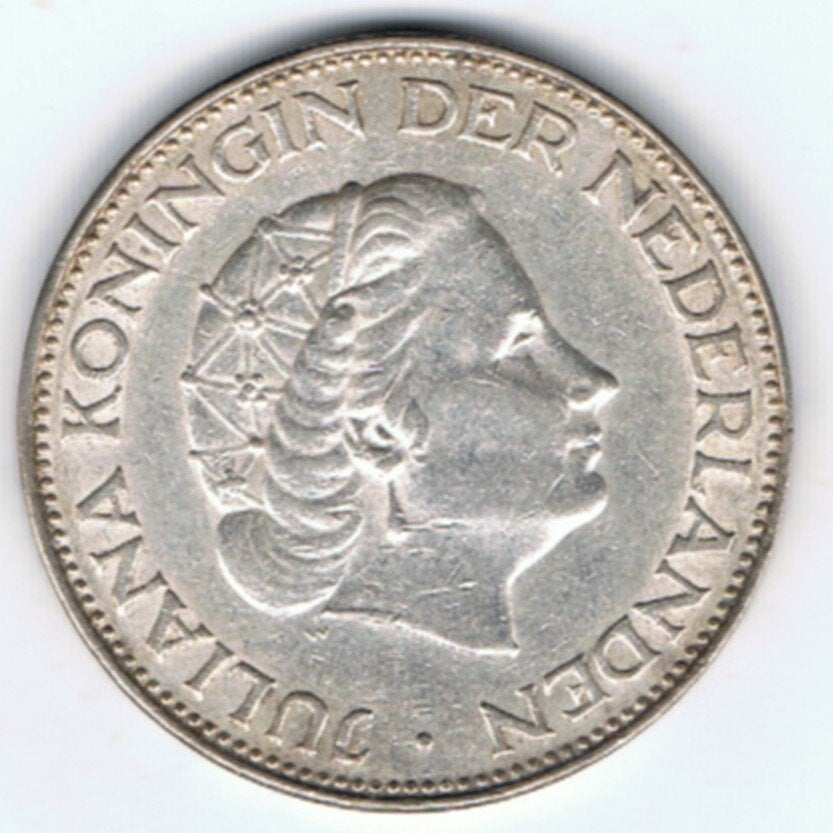 23-1282 Nederland 2 1/2 gulden 1963, Postzegels en Munten, Munten | Nederland, Koningin Juliana, Zilver, Ophalen of Verzenden