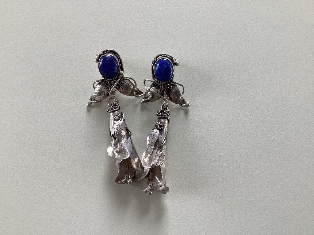 Zilveren oorbellen Vintage te koop, Sieraden, Tassen en Uiterlijk, Oorbellen, Hangers, Ophalen of Verzenden, Zo goed als nieuw