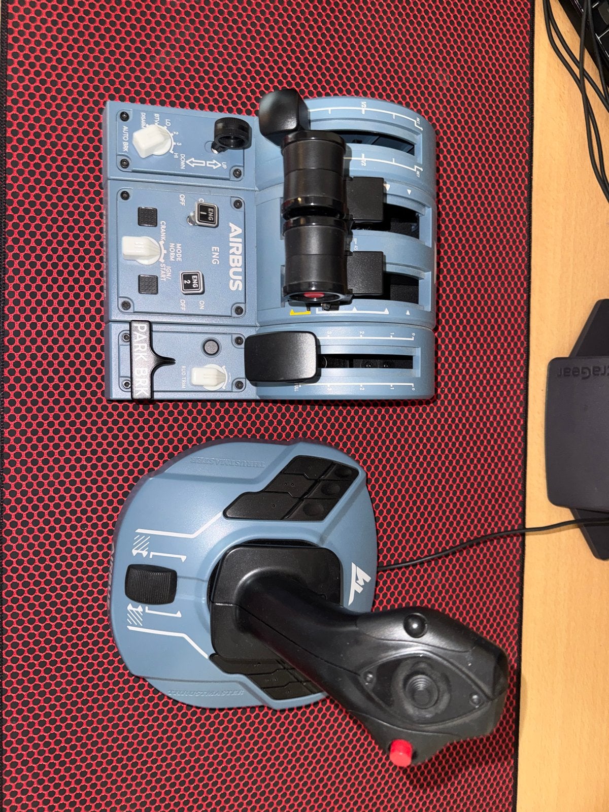 Thrustmaster TCA Quadrant Airbus Edition & Sidestick, Ophalen, Overige merken, Zo goed als nieuw