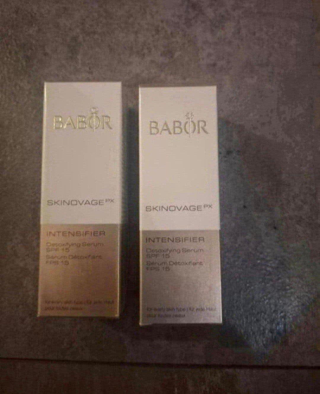 2 nieuwe verpakkingen Babor Intensifier Detoxifying Serum, Ophalen of Verzenden, Nieuw, Gehele gezicht, Verzorging