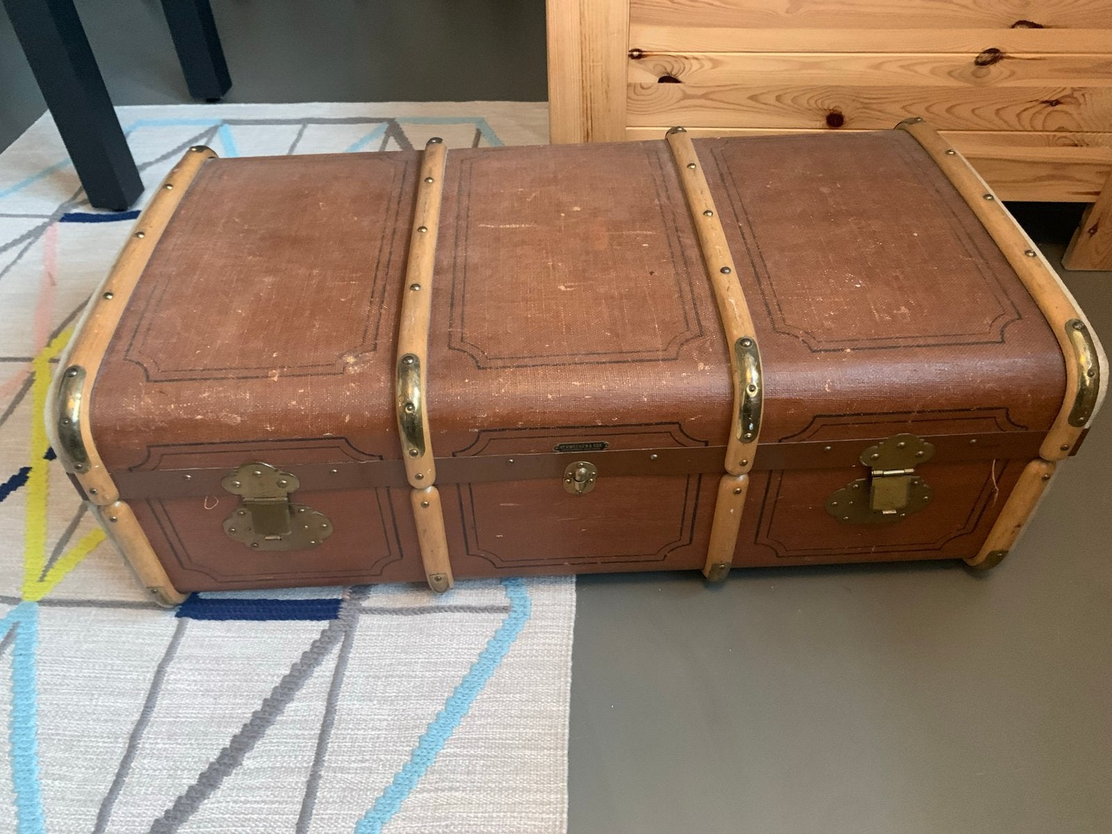 Vintage Koffer/Kist ‘Verweegen & Kok, Ophalen of Verzenden