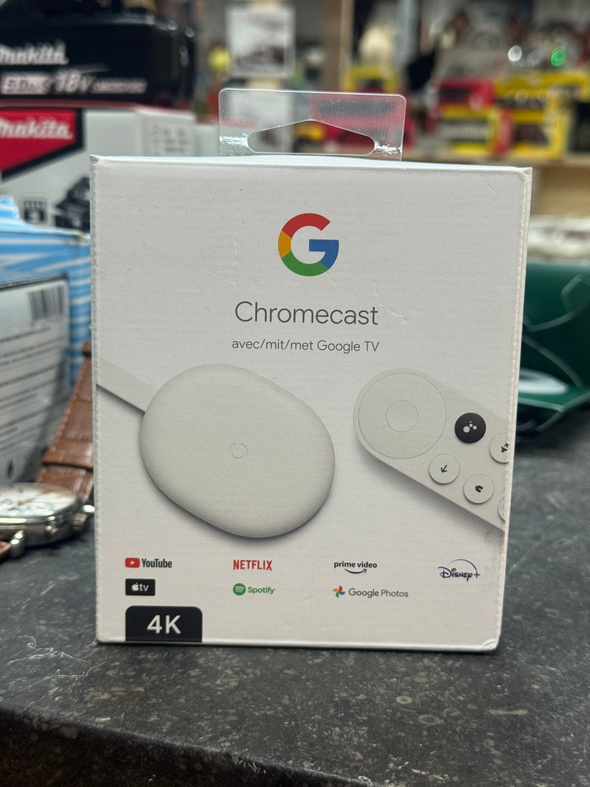 Google Chrome kast NIEUW, Ophalen of Verzenden, Zo goed als nieuw, Detector, Sensor of Melder, Rook