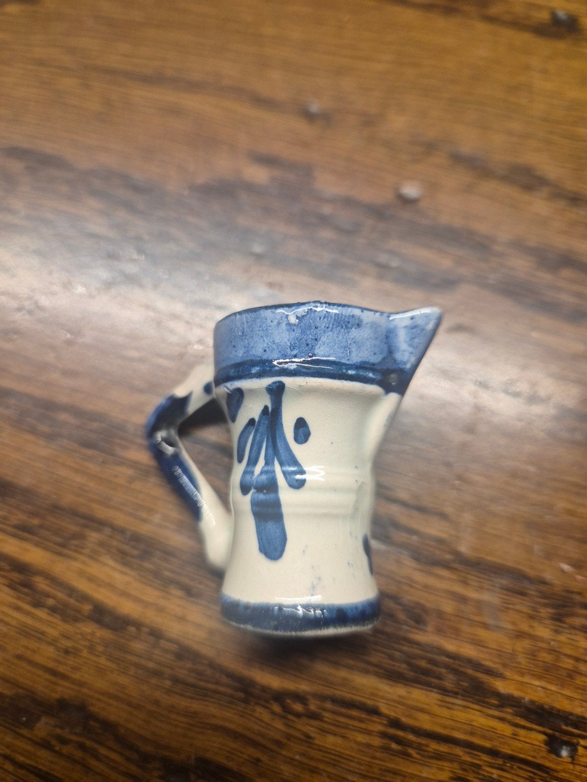 Miniatuur Keuls Aardewerk Kruikje - Delfts Blauw Stijl, Ophalen
