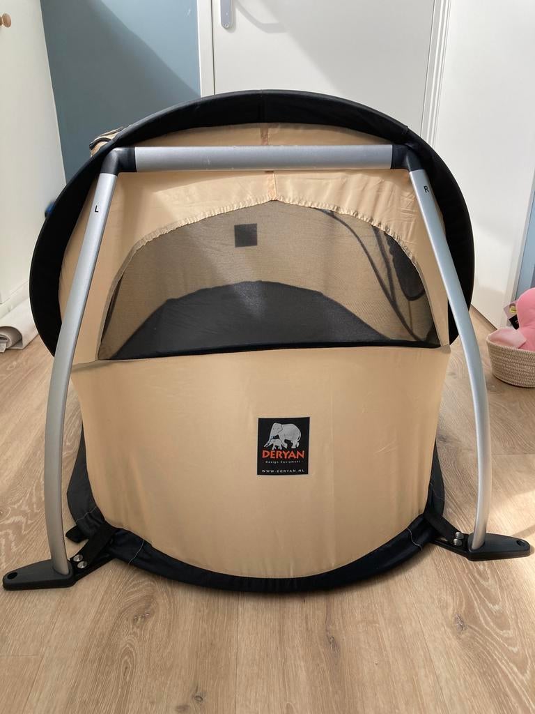 Deryan peuterbox reisbed cambingbed box, Ophalen of Verzenden, Gebruikt, Reisbedje