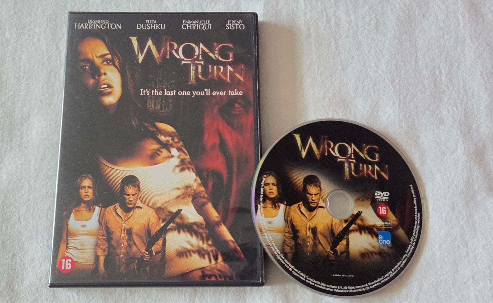 Wrong Turn Dvd Horror, Cd's en Dvd's, Dvd's | Horror, Vanaf 16 jaar, Ophalen of Verzenden, Zo goed als nieuw, Slasher