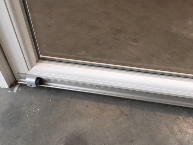 Kunststof kiep schuifpui 200 x 215 RAL 9016, Niet ingevuld, Kunststof, Niet ingevuld, Nieuw