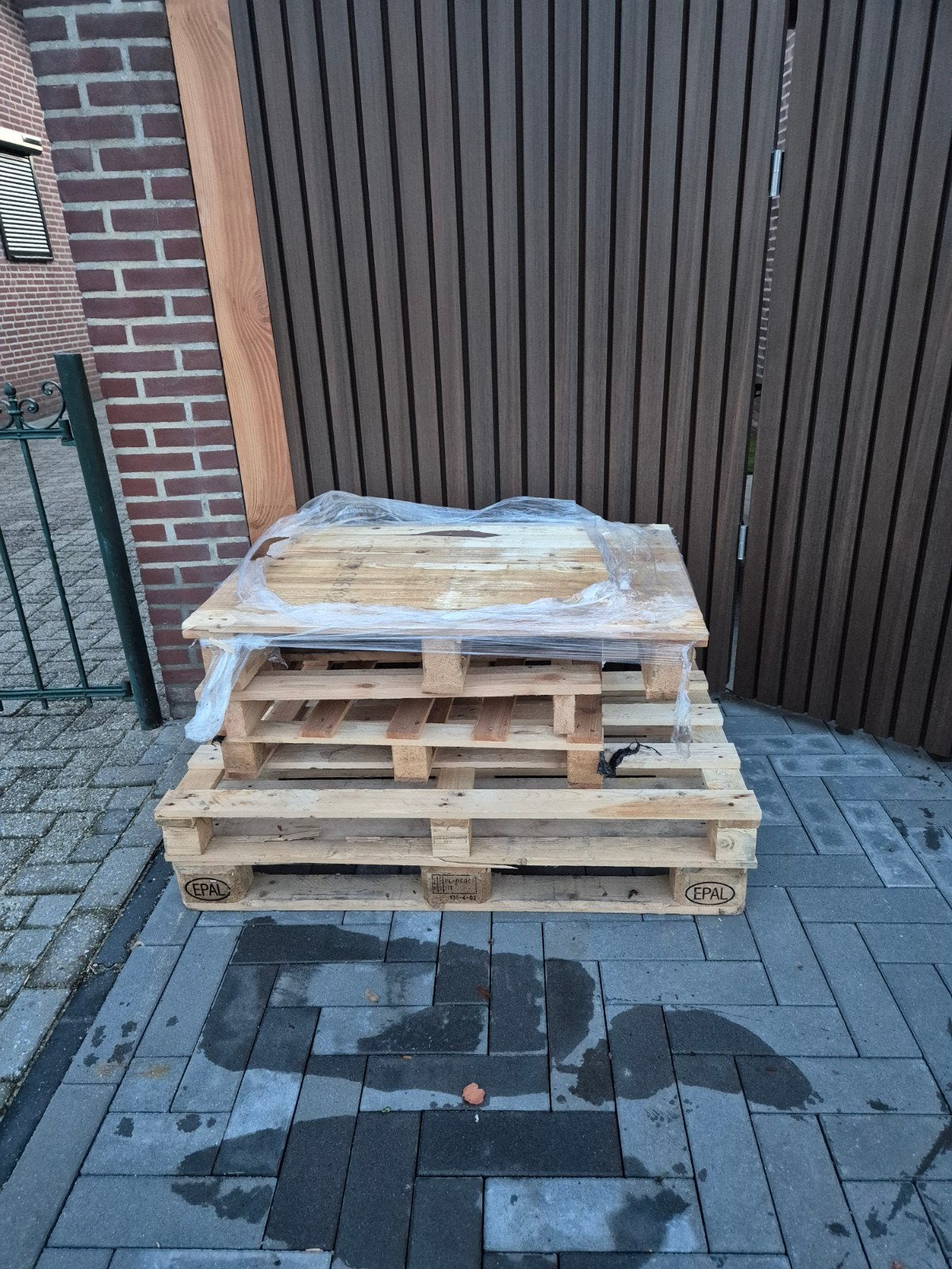Gratis 5 pallets, Ophalen