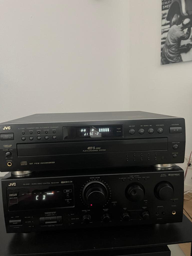 JVC Versterker en 5 CD-wisselaar, Ophalen, Gebruikt, JVC