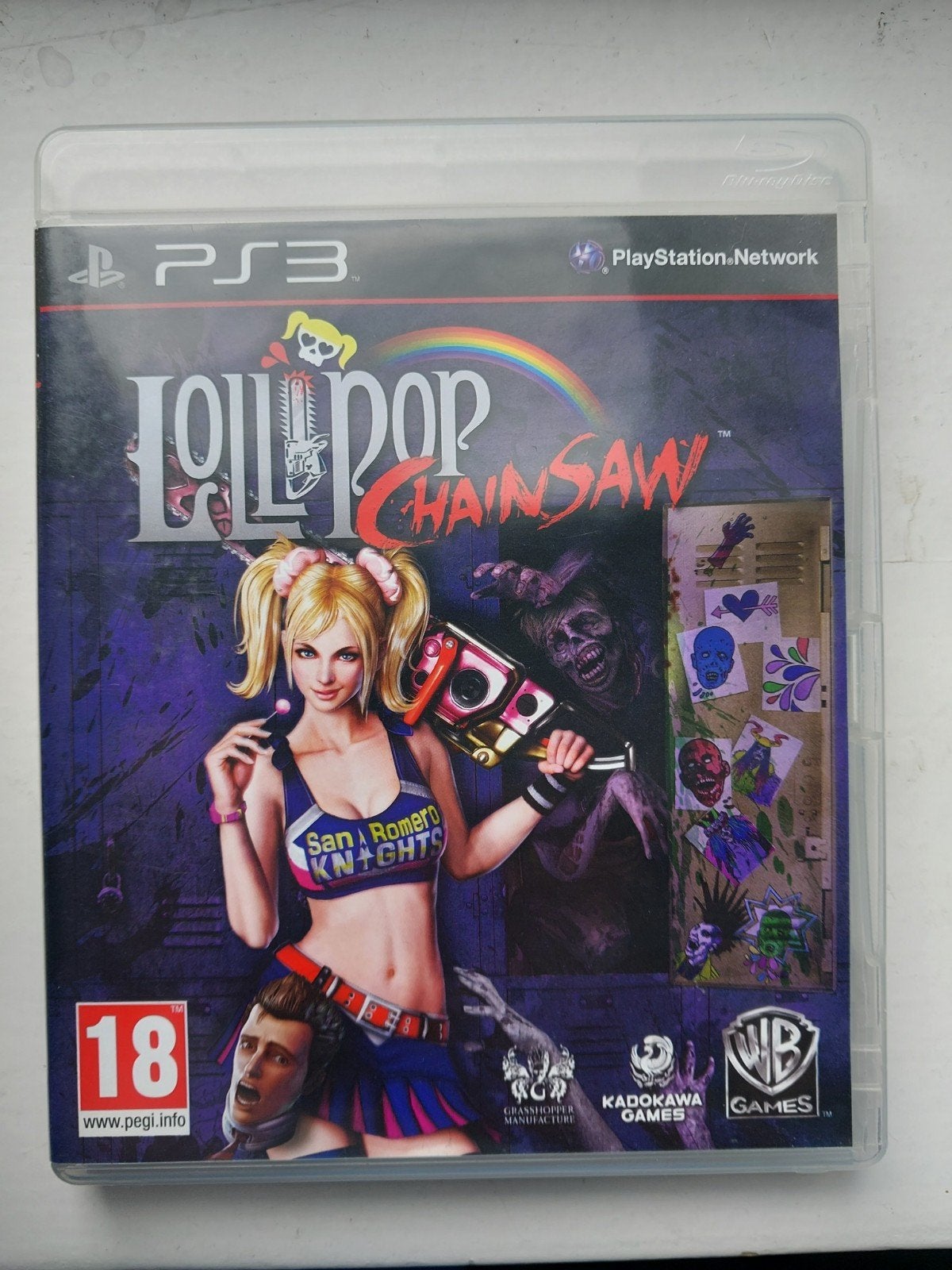 Lollipop Chainsaw PS3 - Engelstalig, zeldzaam, krasvrij, Avontuur en Actie, Gebruikt, Vanaf 18 jaar, 1 speler