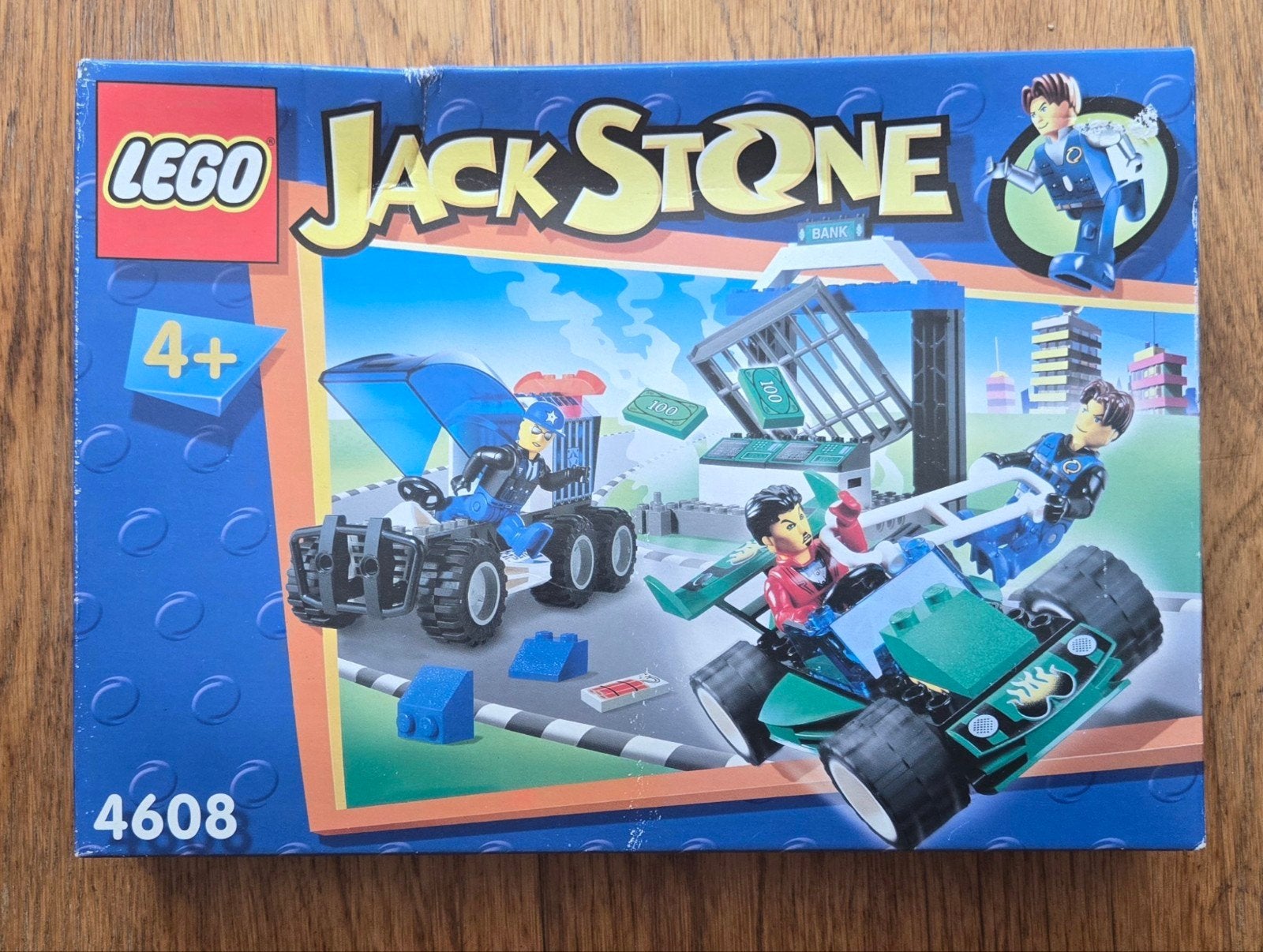 Lego Jack Stone 4608: Bankoverval, Inclusief accessoires, Overige thema's, Lego, Nieuw