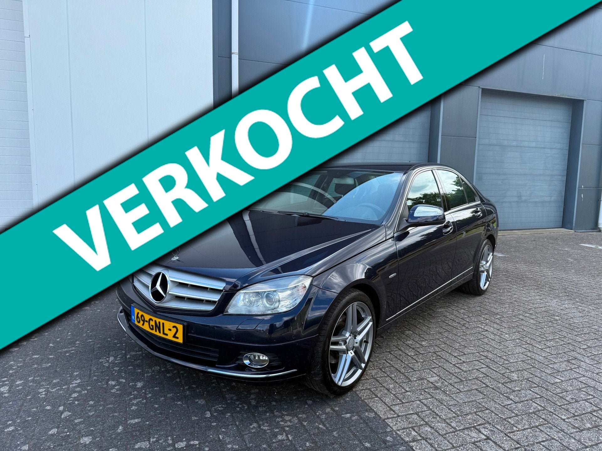 Mercedes-Benz C-klasse 280 Elegance 4-Matic 2008, Auto's, Automaat, Stof, Zwart, 1535 kg
