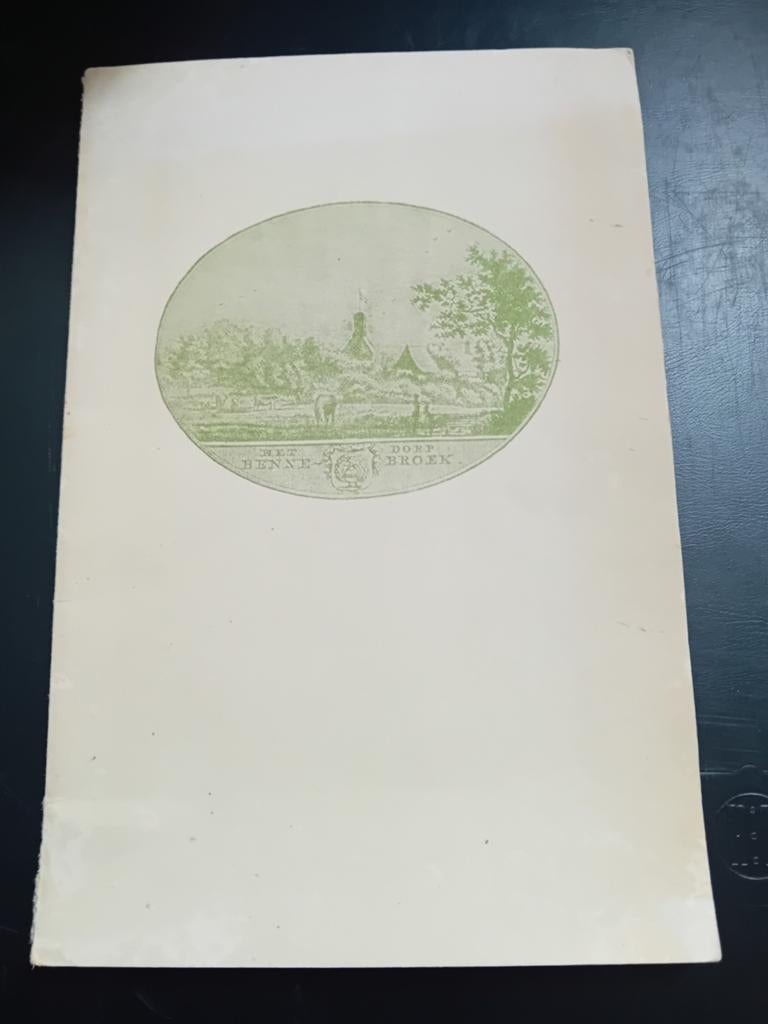 Neerlands Volksleven: Geschiedenis Bennebroek/Vogelenza, Boeken, Ophalen of Verzenden, Dr. T.W.R. de Haan, 20e eeuw of later, Gelezen