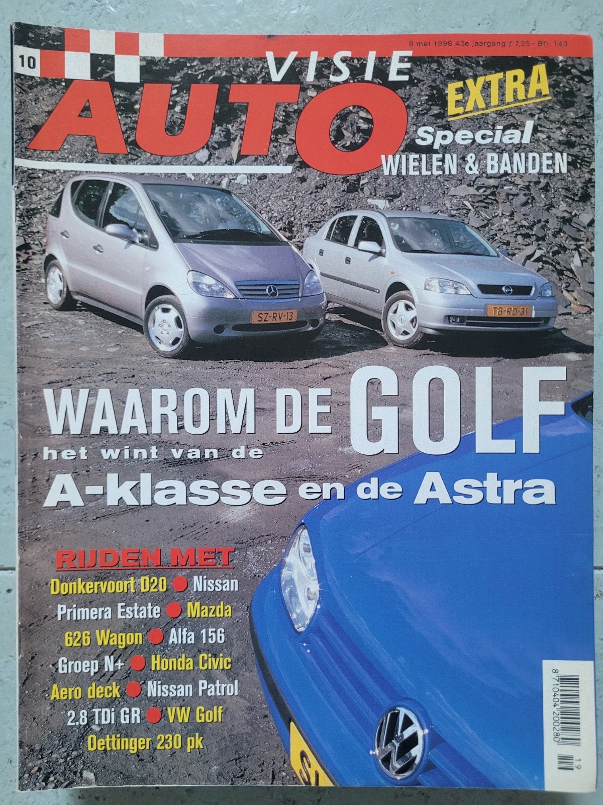 Autovisie nr 10 van 1998, Verzenden, Gelezen, Algemeen