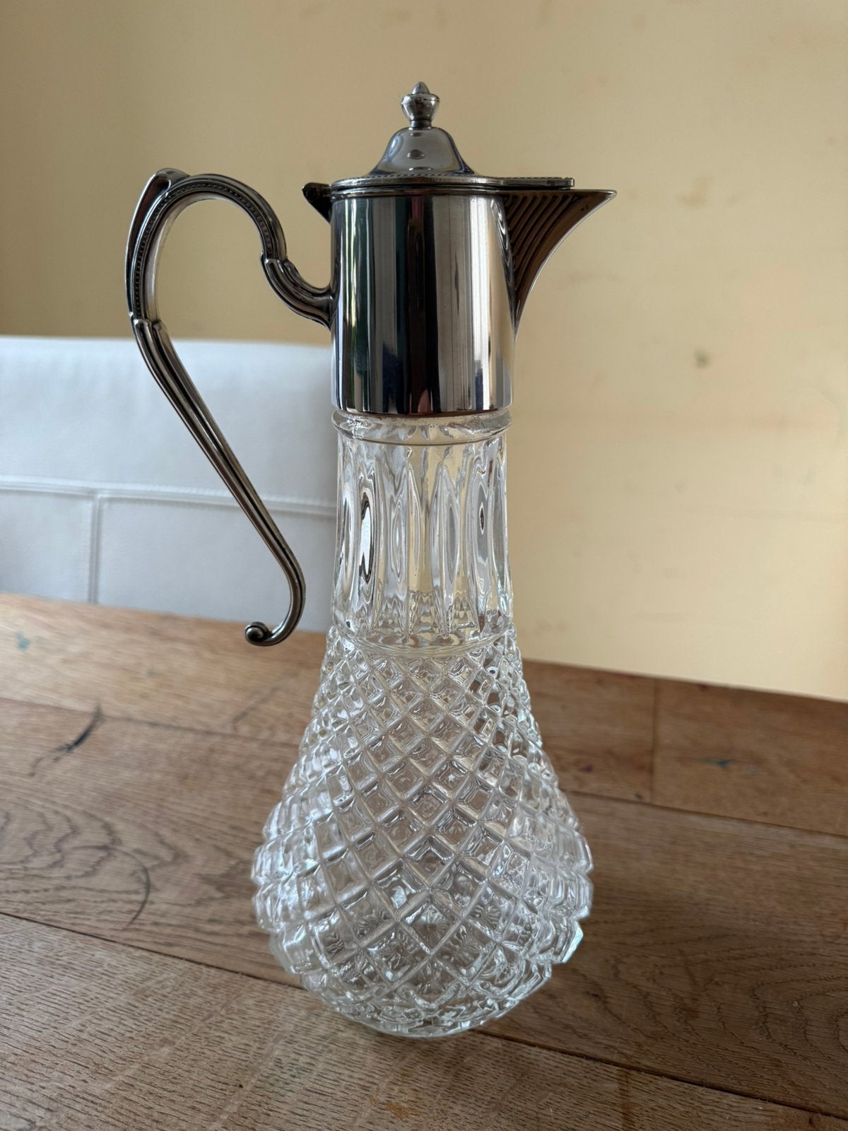 Antieke Engelse Clarer Jug / wijnkaraf / decanteervaas, Ophalen of Verzenden