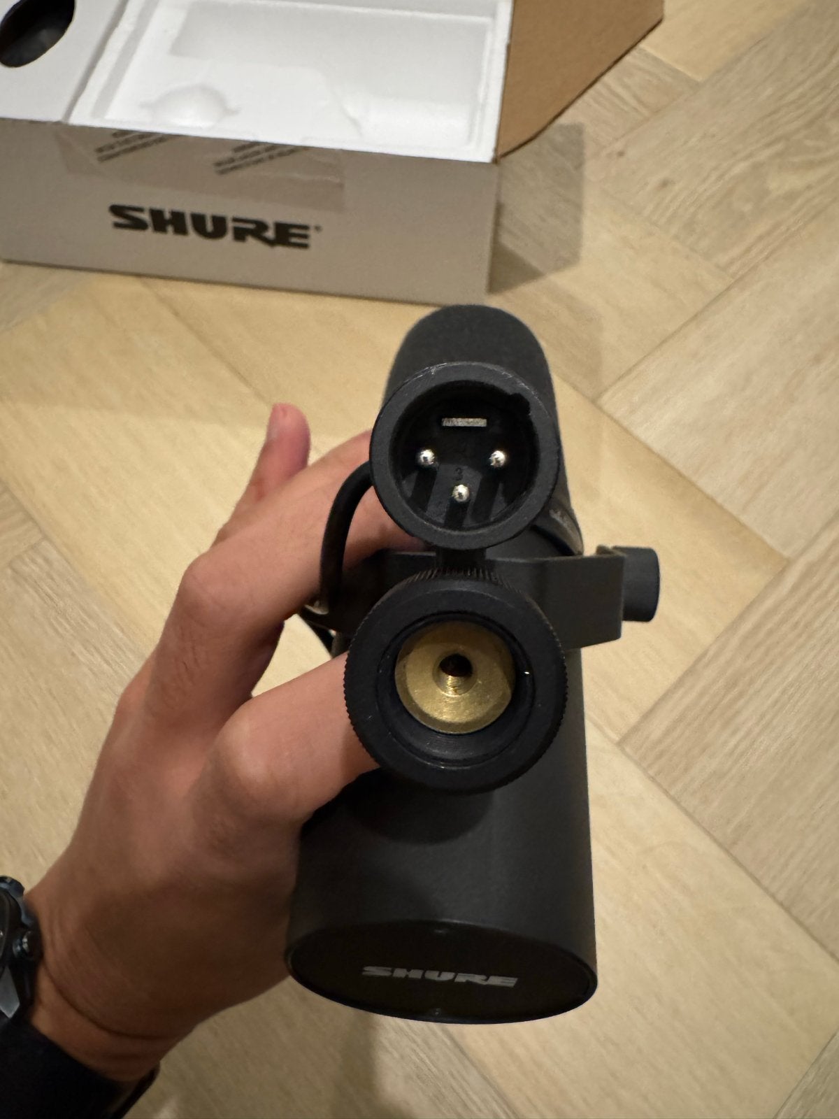 Shure SM7B Dynamische Vocal Studiomicrofoon - Nieuwstaat, Muziek en Instrumenten, Ophalen of Verzenden, Zo goed als nieuw, Studiomicrofoon