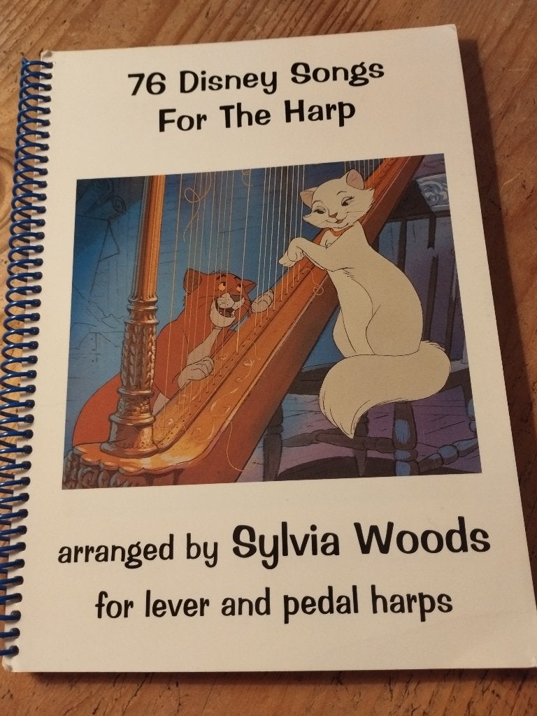 76 Disney songs voor de harp, Gebruikt, Filmmuziek en Soundtracks, Ophalen of Verzenden, Artiest of Componist