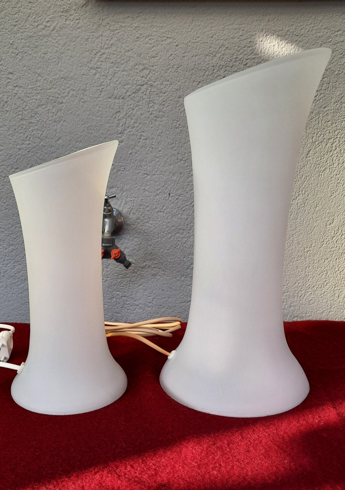 Sce hurricane pm en gn tafellampen jrn 80,lees beschrijving, E14 (klein), Wit, Ophalen of Verzenden, Glas