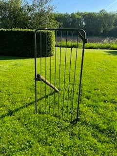 Hekwerk deur, Tuin en Terras, Ophalen, Zo goed als nieuw, IJzer, Spijlenhekwerk