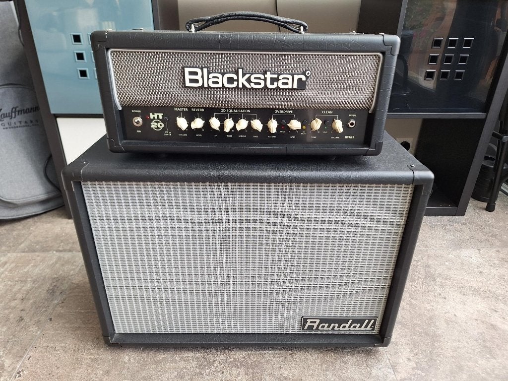 Blackstar HT-20 MK2 buizenversterker + Cab Celest. Creamback, Ophalen, Zo goed als nieuw, Gitaar, Minder dan 50 watt
