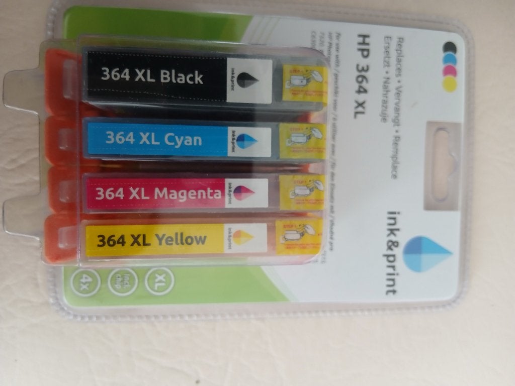 HP 364 XL Inktcartridges Multipack (zwart + 3 kleuren), Ophalen of Verzenden, Nieuw