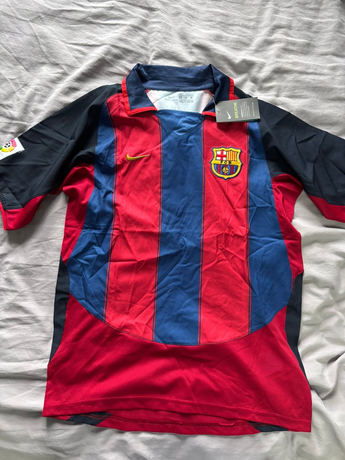 Ronaldinho Barcelona retro shirt, Maat M, Ophalen of Verzenden, Nieuw, Shirt