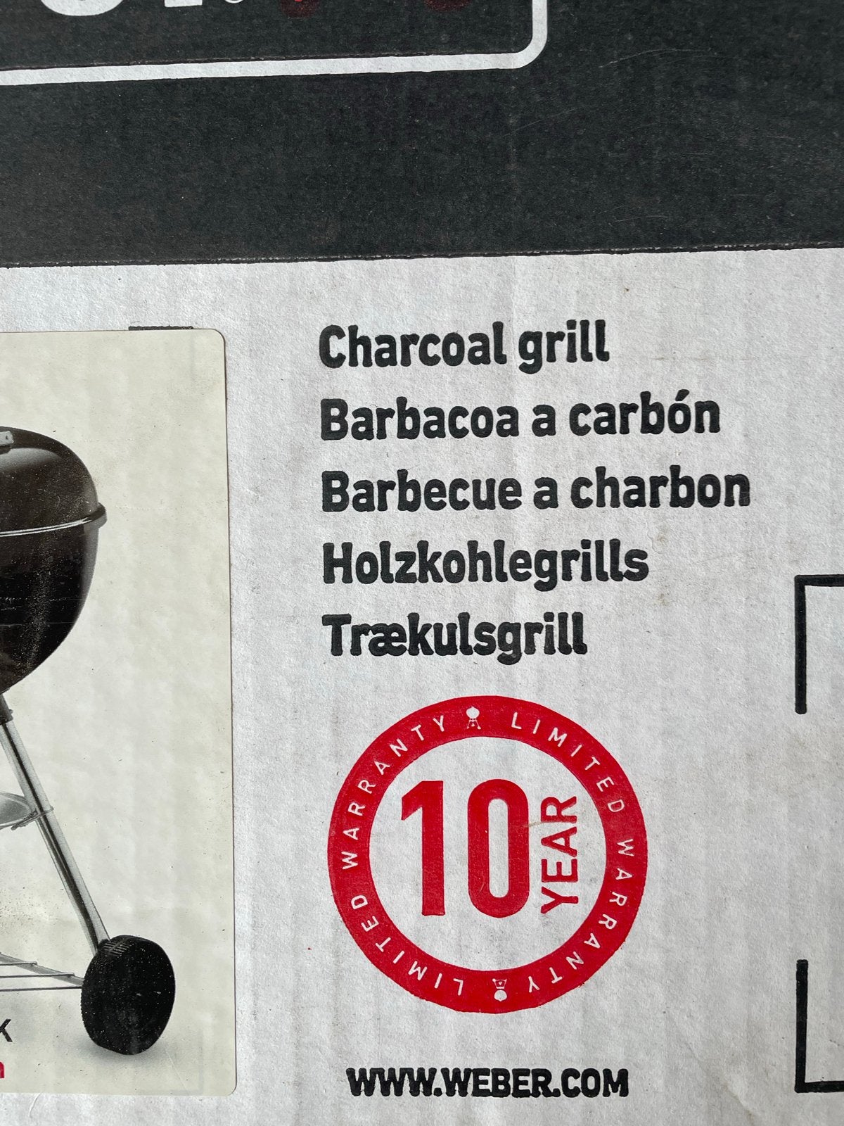 Nieuwe Weber Bar-B-Kettle GBS Houtskoolbarbecue 47 cm Zwart, Ophalen of Verzenden, Nieuw