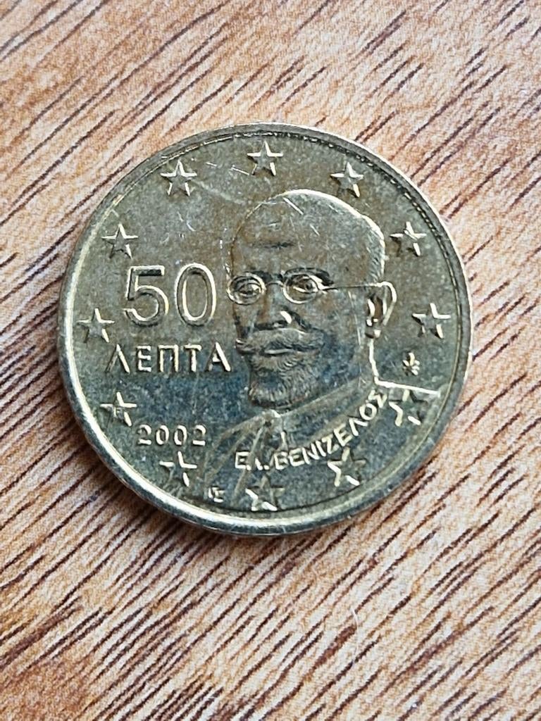 Zeldzame 50 eurocentmunt Griekenland, Ophalen of Verzenden, Griekenland, 2 euro