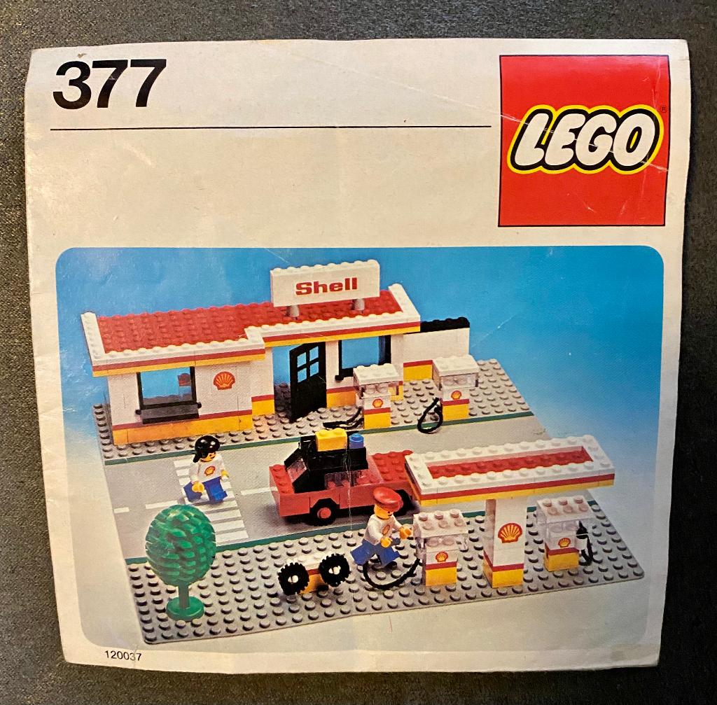 LEGO Classic Town 377-1 Shell Service Station, Compleet, Gebruikt, Overige thema's, Lego