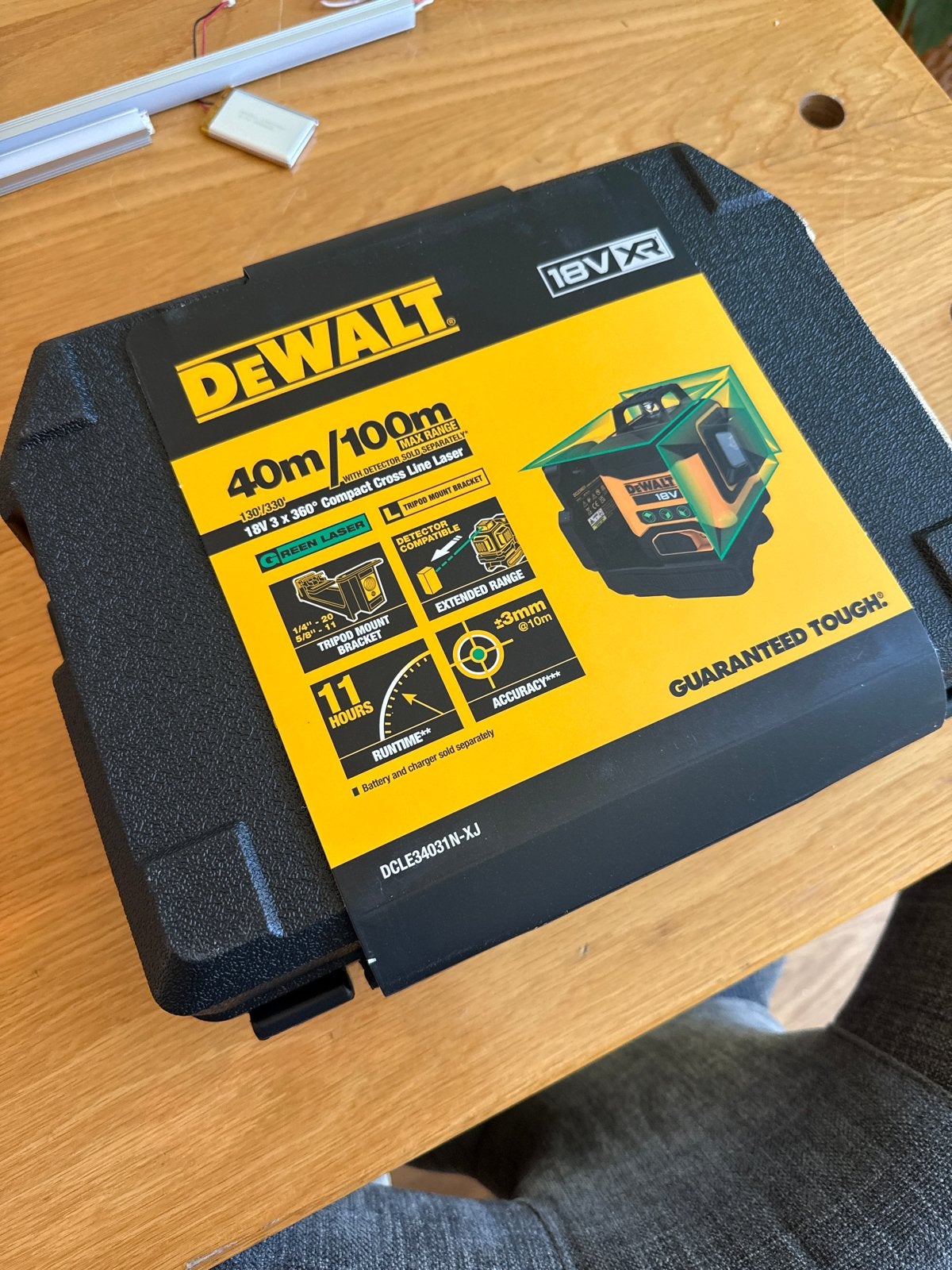 Dewalt DCLE34031N Kruislijnlaser - Nieuw in doos