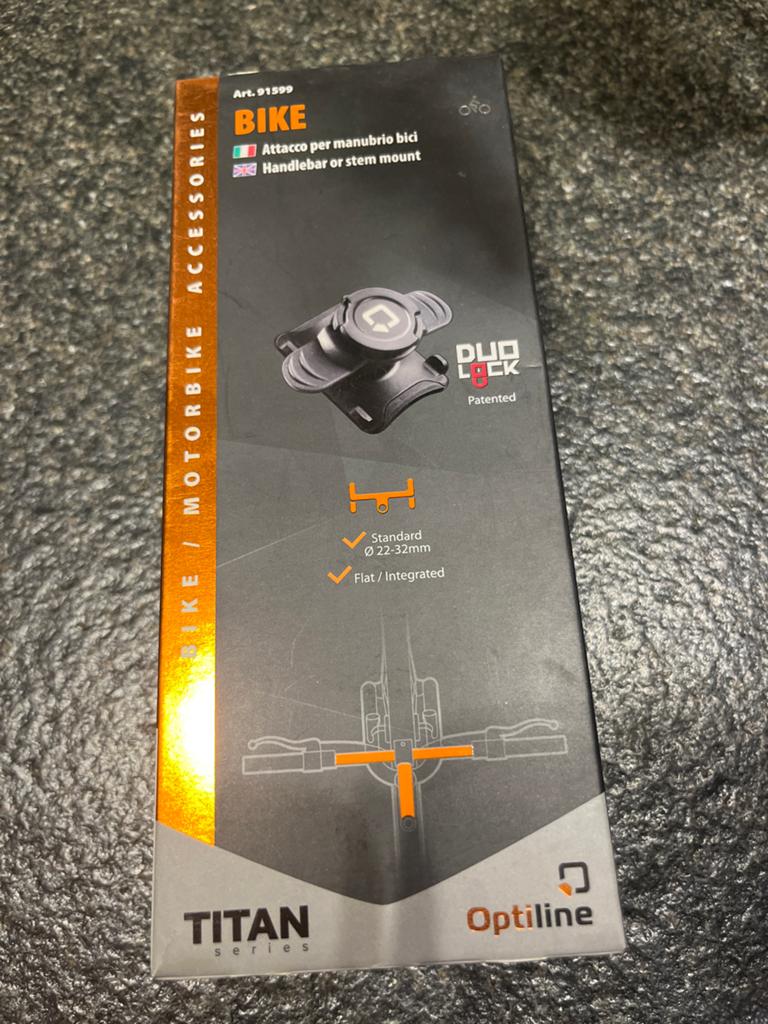 Optiline Titan Fiets Stuurhouder - Duo Lock, Ophalen of Verzenden, Nieuw