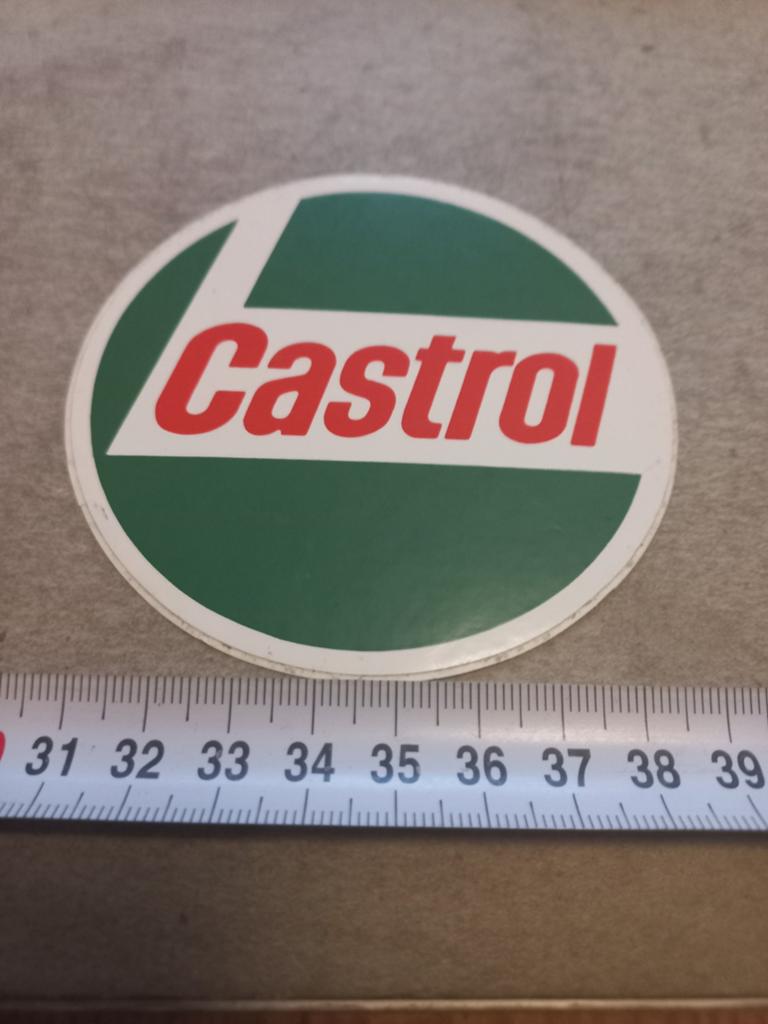 Castrol logo, Ophalen of Verzenden, Zo goed als nieuw