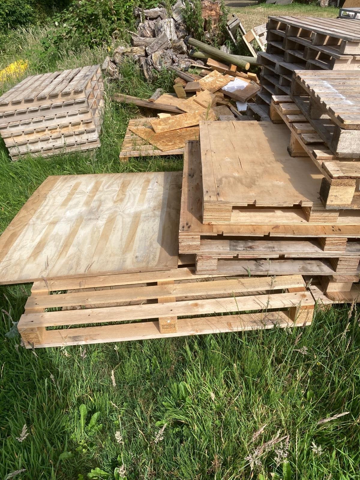 Gratis pallets - Geen statiegeld, Doe-het-zelf en Verbouw, Platen en Panelen, Ophalen of Verzenden, Gebruikt, Hout