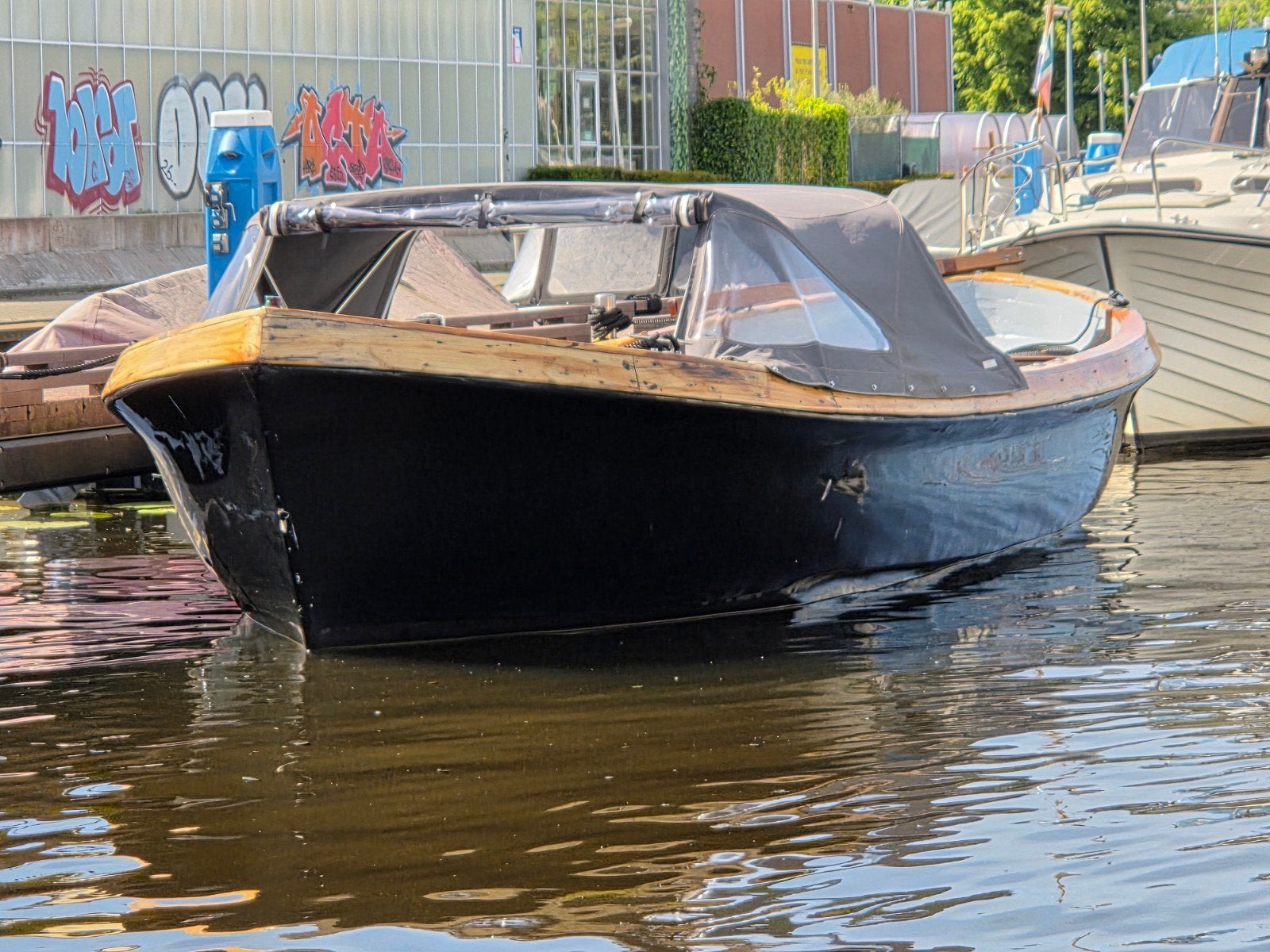 Grote nette sloep 7.60x2.55, Ophalen, Kunststof, 1.95 meter, Binnenboordmotor