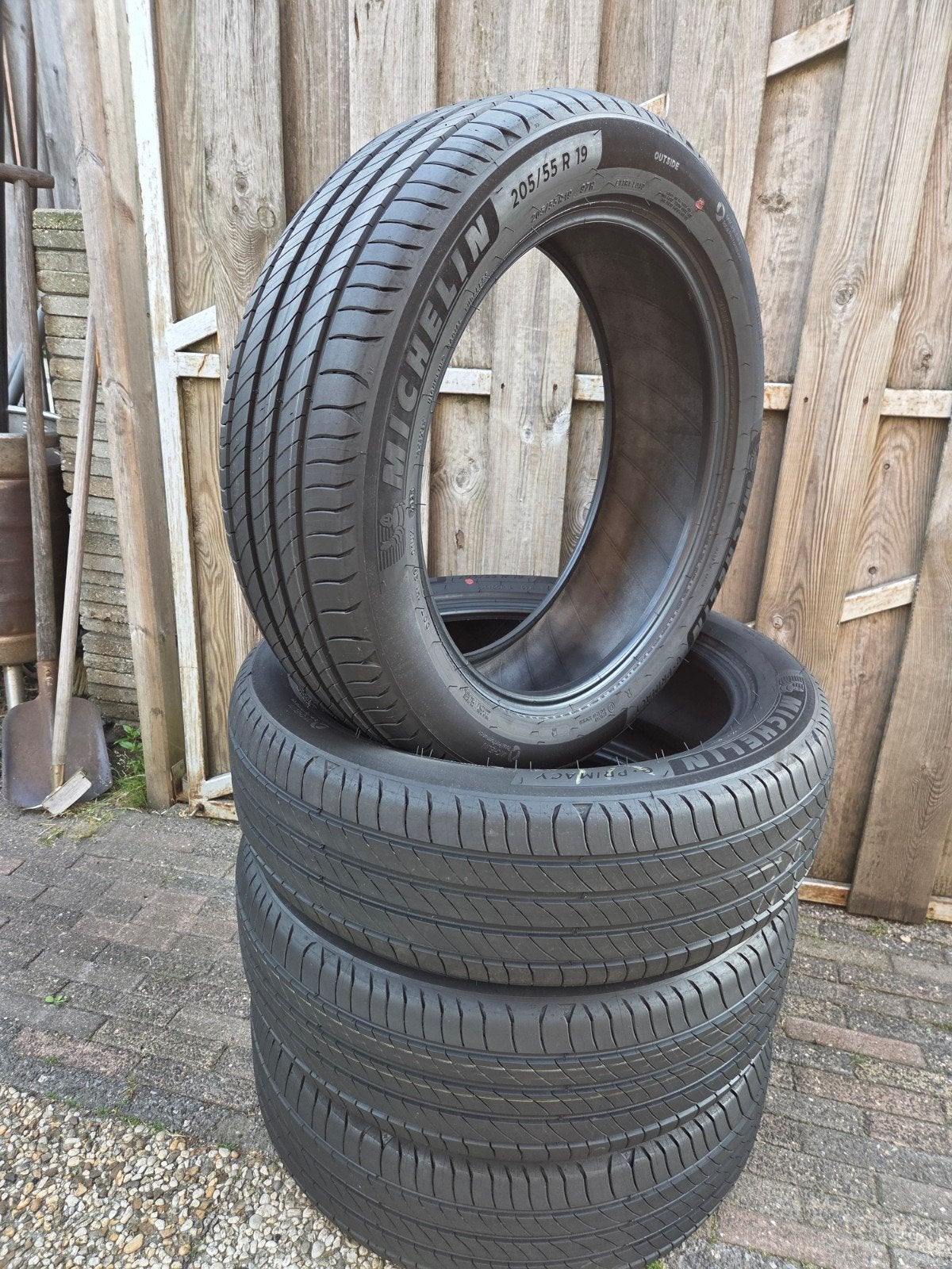 205 55 19 michelin zomerbanden nieuw/demo. 375,- inc montage, 19 inch, Nieuw, Band(en), Personenwagen