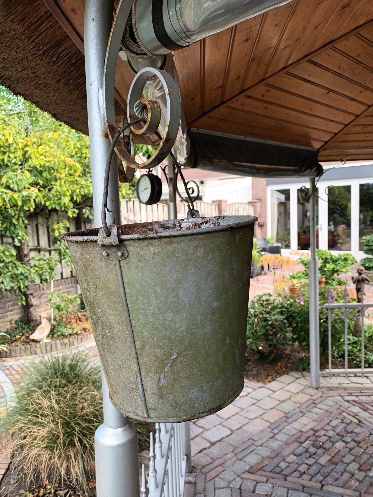 Oude metalen emmers - set van 2, Ophalen, Gebruikt, Kunststof