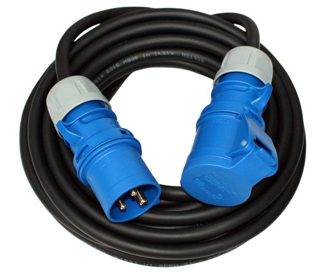 CEE 16A 20 meter camping verlengkabel 230V, Verzenden, Nieuw