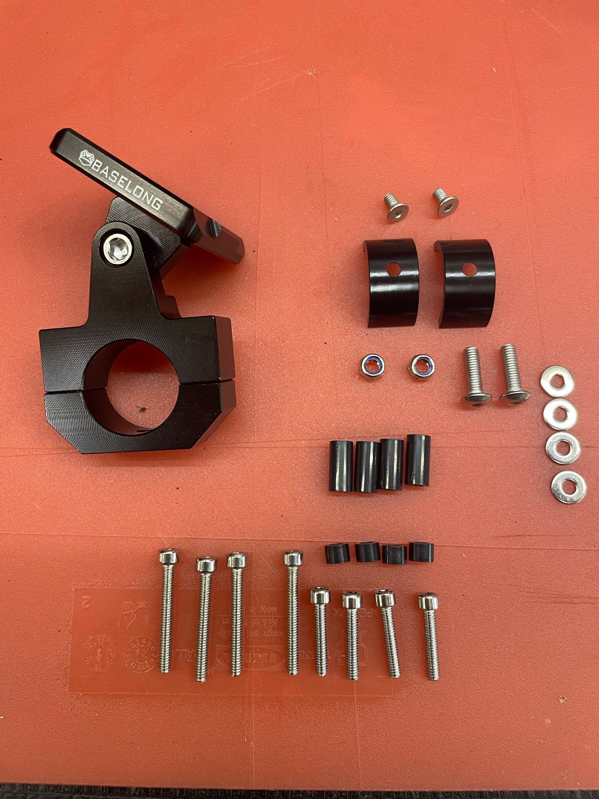 CNC gefreesd aluminium  navigatie  stuurklem voor motorfiets, Motoren, Ophalen of Verzenden, Nieuw