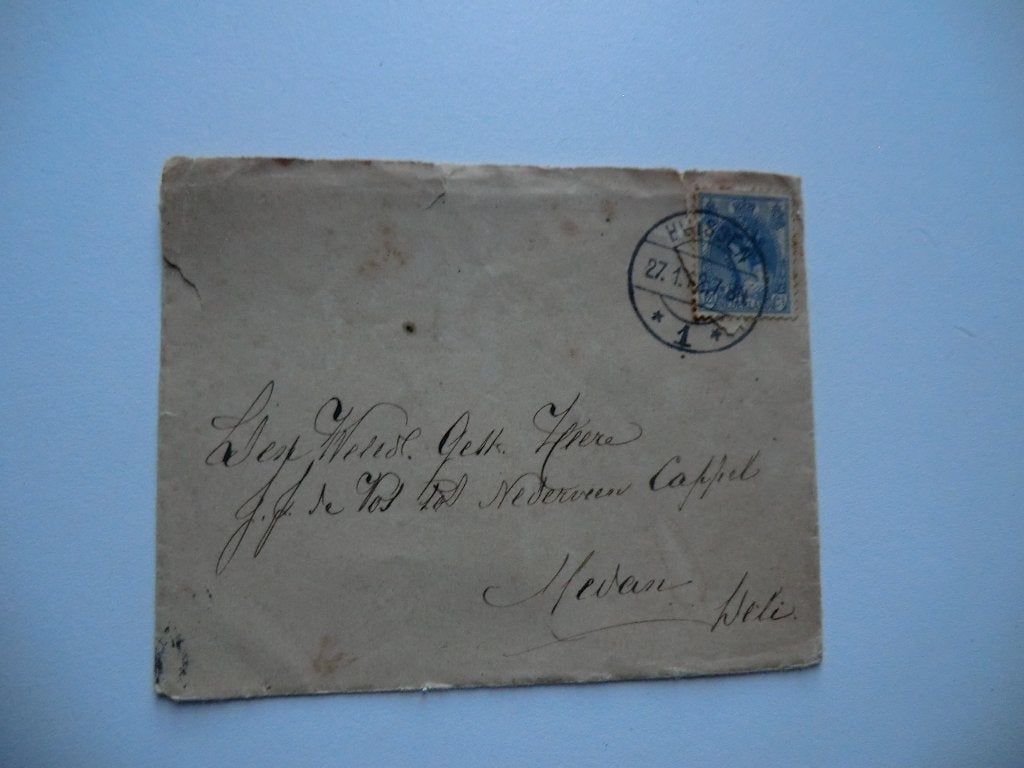 Huissen,Nijmegen,Domicanenklooster,Medan,Ned Indie,1912, Ophalen of Verzenden, Voor 1920, Gelopen, Gelderland