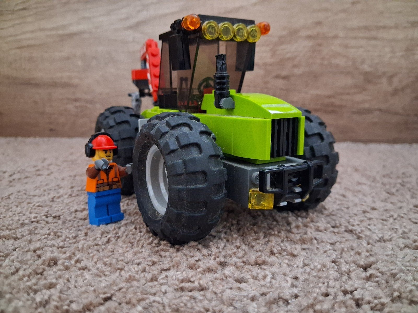 Lego tractor met doos - nog goed te gebruiken, Ophalen, Lego, Inclusief doos, Complete set