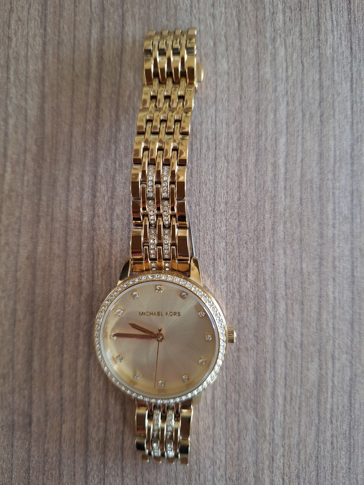 Michael Kors horloge goudkleur, Overige merken, Staal, Staal, Polshorloge