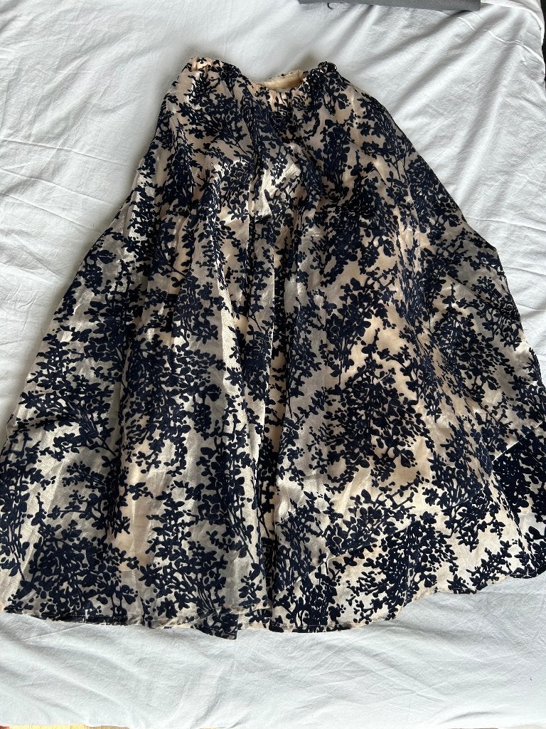 Navy donkerblauwe lehenga, Overige typen, Blauw, Ophalen of Verzenden, Maat 34 (XS) of kleiner
