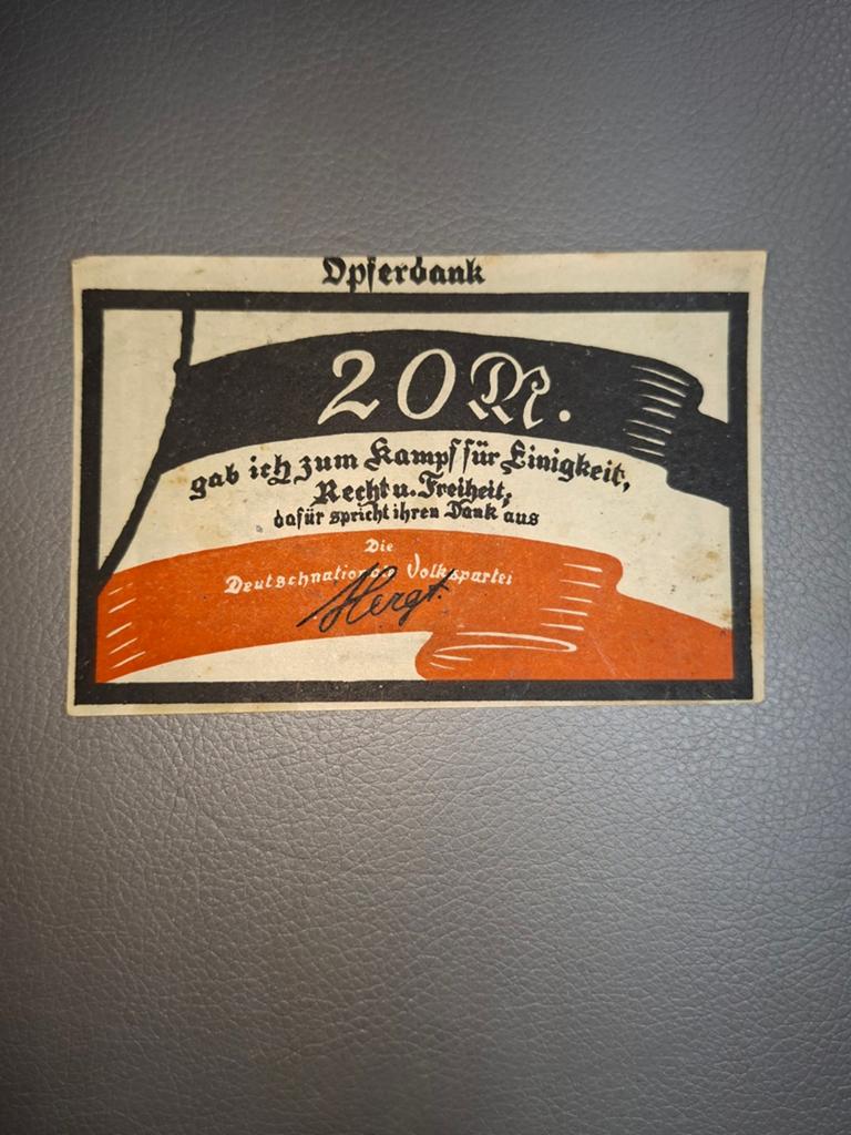 Duits Notgeld Berlin Noodgeld, Ophalen of Verzenden, Duitsland