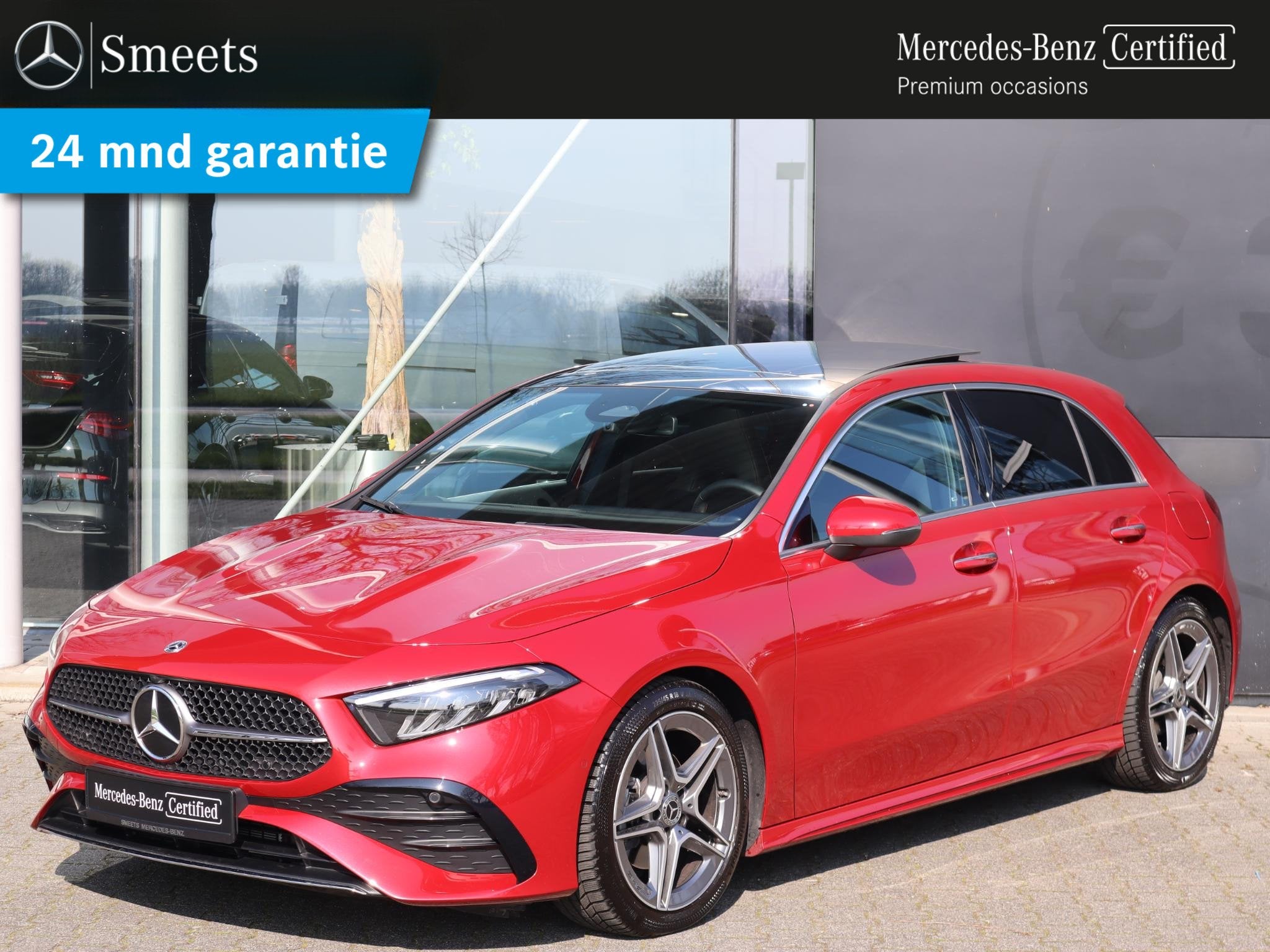 Mercedes-Benz A-klasse 180 Business Solution AMG l Panorama, Auto's, Mercedes-Benz, 136 pk, Gebruikt, 4 cilinders, Origineel Nederlands