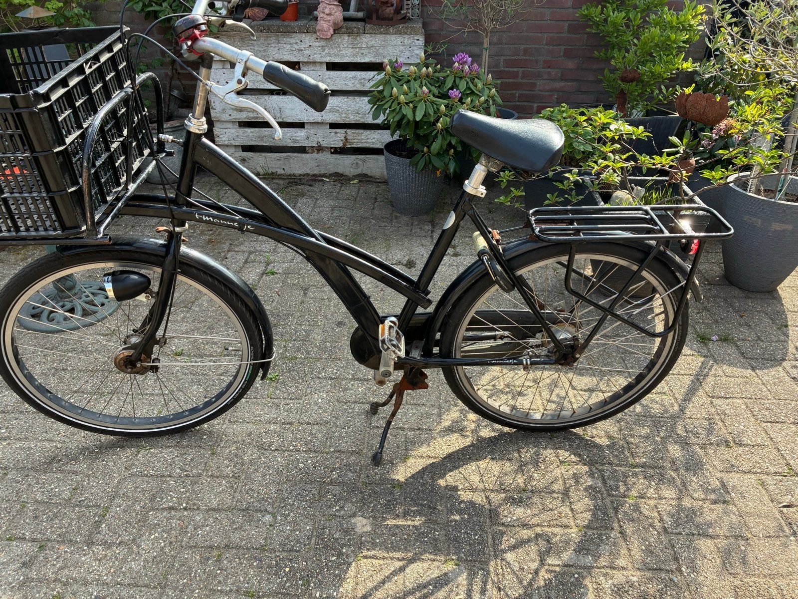 Transportfiets 't Mannetje 26 inch, 3 versnellingen, Versnellingen, Trommelrem, Ophalen, Overige merken