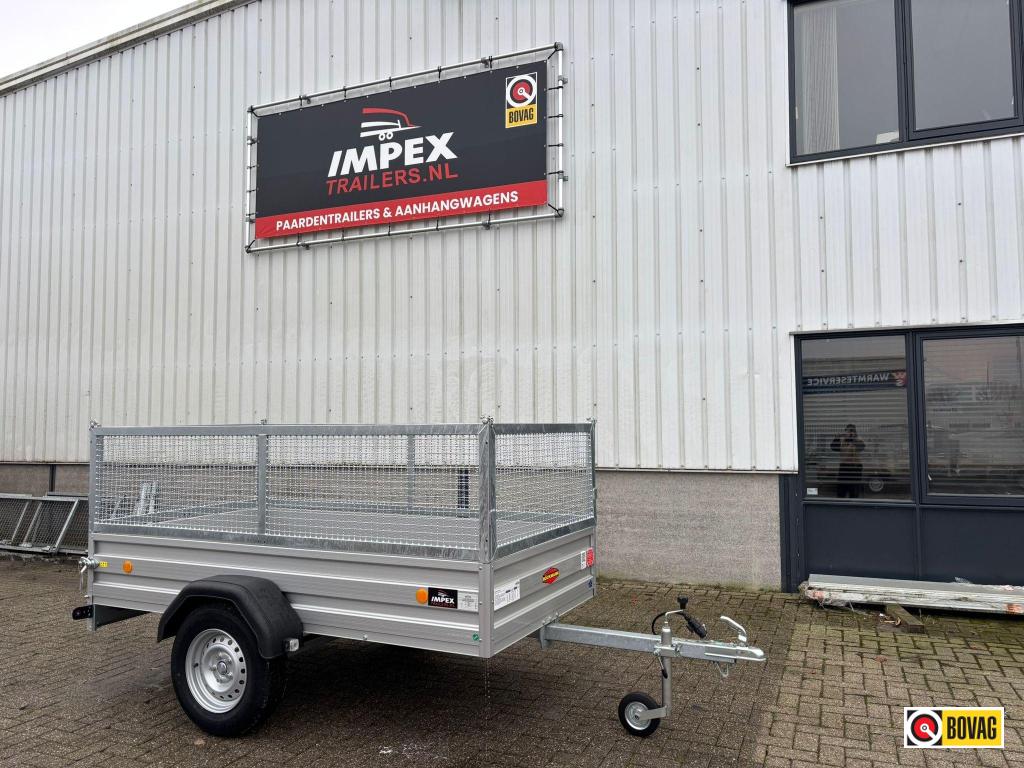 Bij Impex Bockmann Enkelas 250x130 met loofrekken 60cm, Nieuw