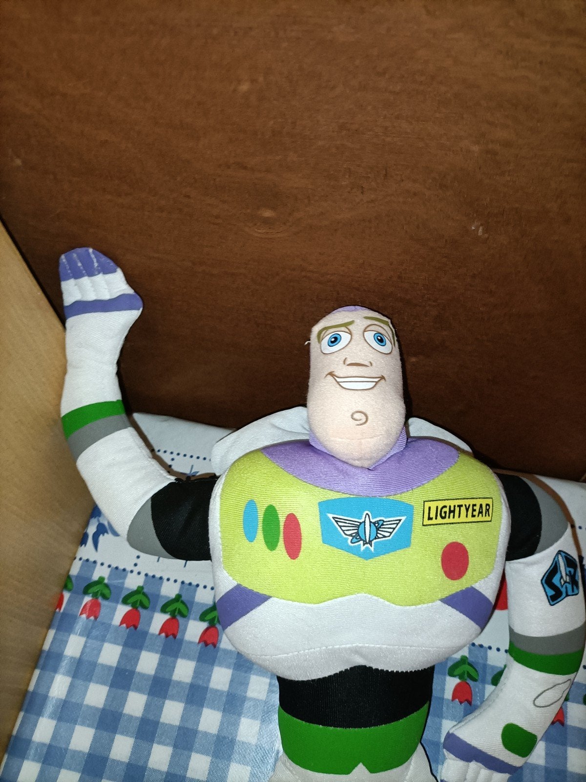 Buzz Lightyear knuffel Toy Story 42 cm groot, Ophalen of Verzenden, Zo goed als nieuw, Meisje