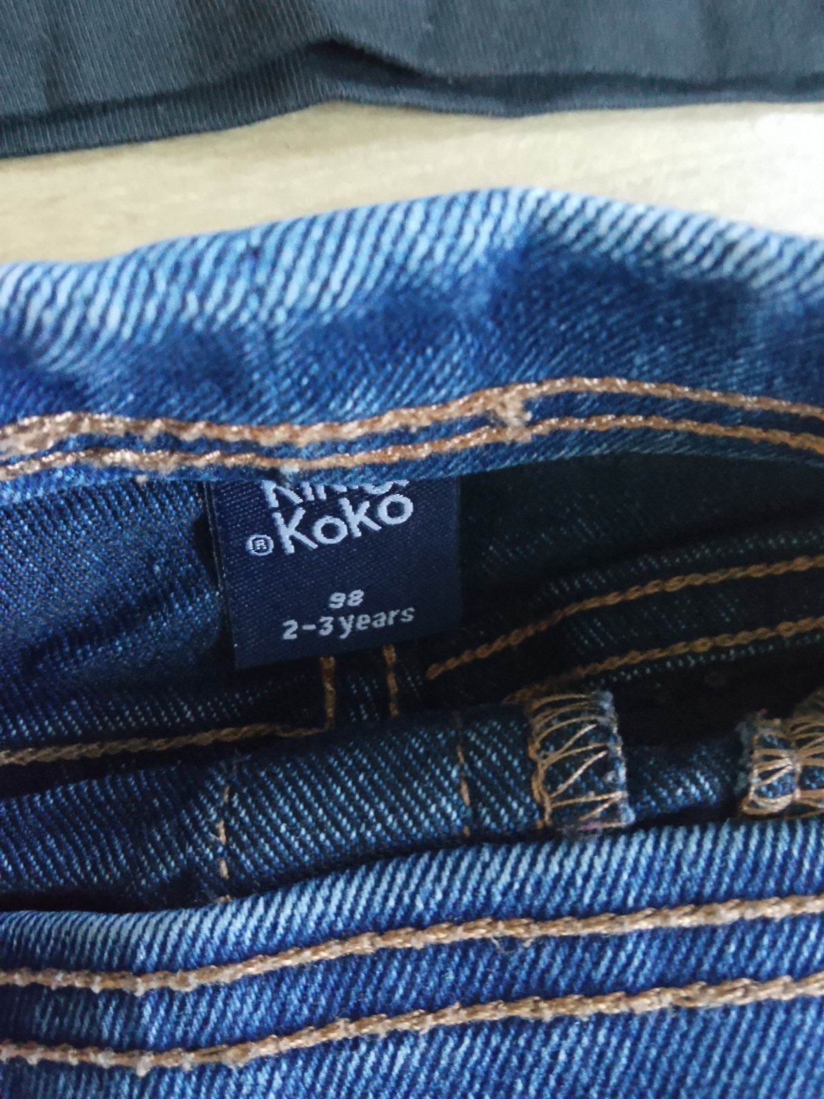 Hema shirt en Nino & Koko spijkerbroekje maat 98/104, Ophalen, Jongen of Meisje, Oranjaa, Nieuw