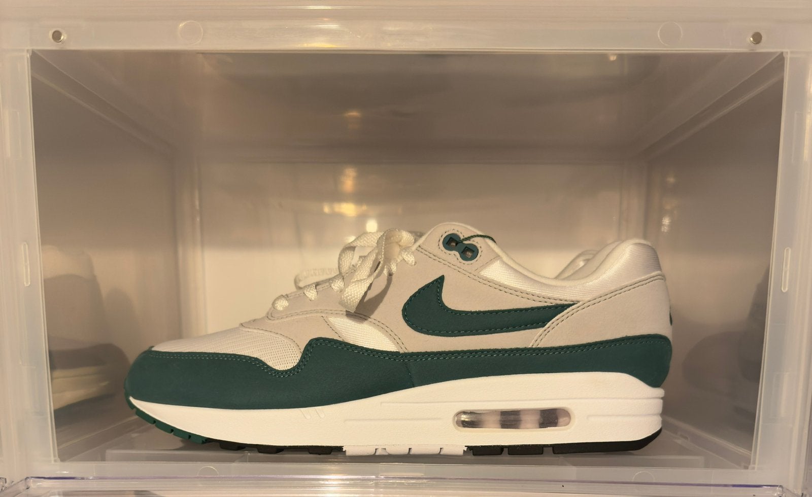 Nike Air Max 1 Anniversary Green, Kleding | Heren, Wit, Nieuw, Ophalen of Verzenden, Sneakers of Gympen